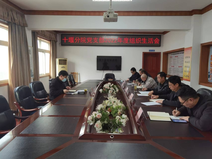 十堰分院黨(dang)支部召開2022年組(zu)織生活會
