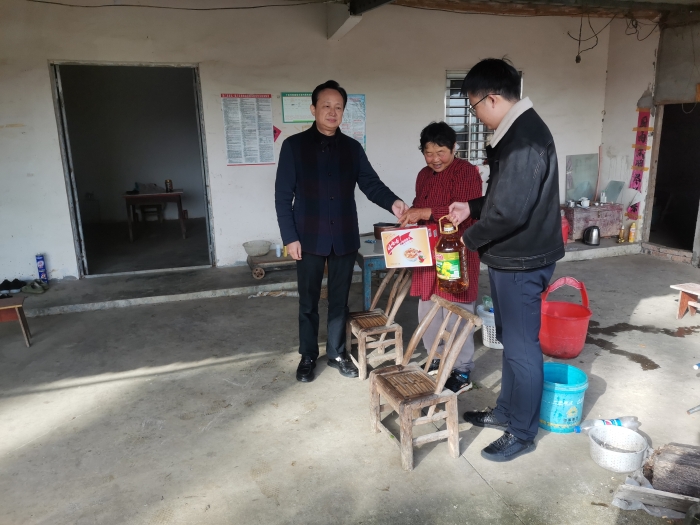 荊門分(fen)院到丁店(dian)村開展走(zou)訪慰問1